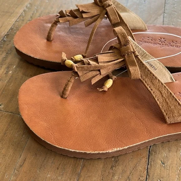 Hanna andersson fringed suede sandals - Picture 6 of 8